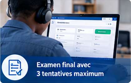 Examen final avec 3 tentatives maximum