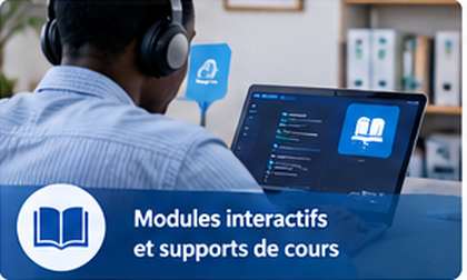 Modules interactifs et supports de cours